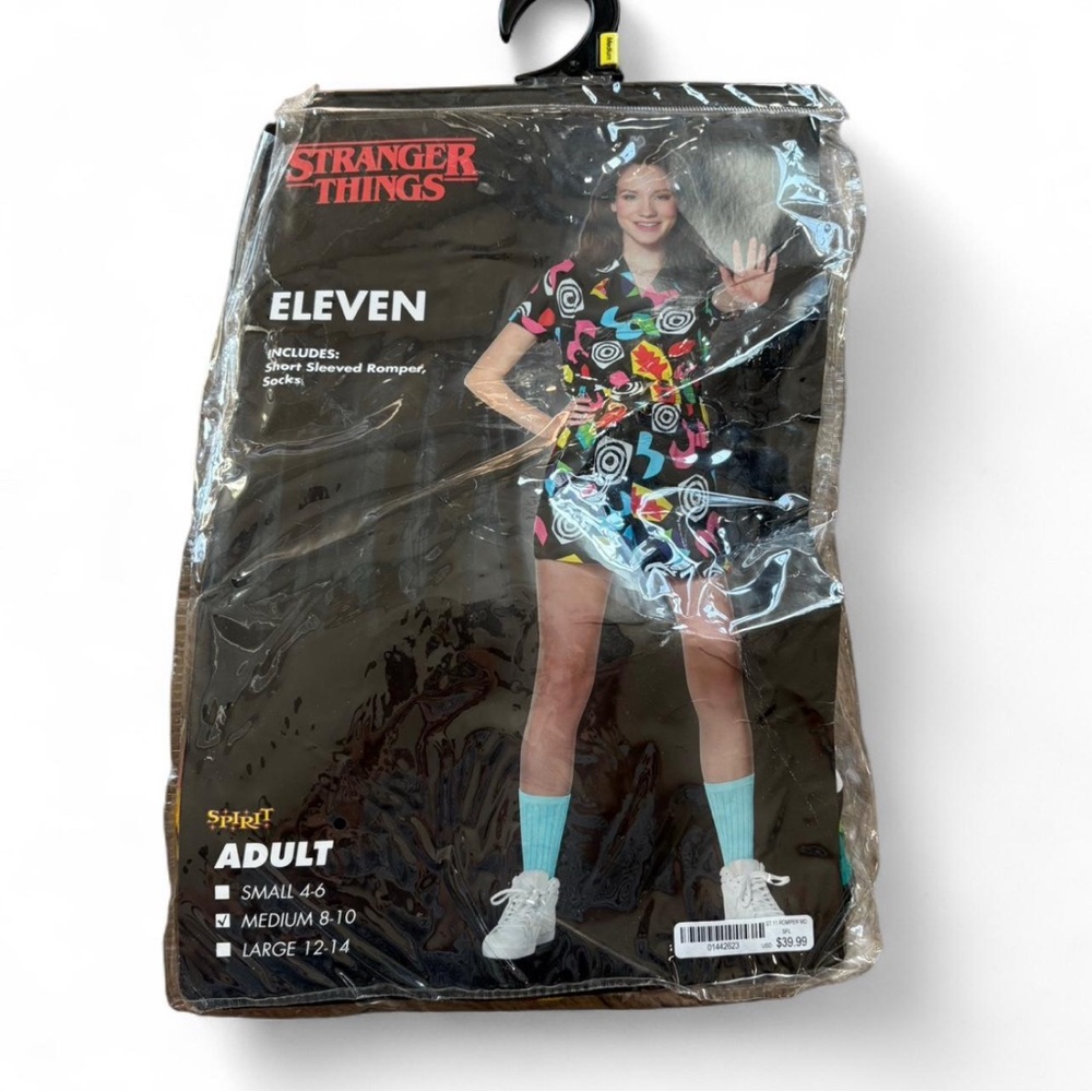 Stranger Things Eleven  Costume - Multicolor
